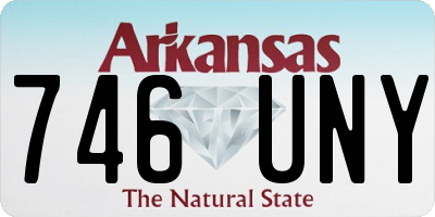AR license plate 746UNY