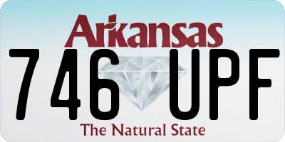 AR license plate 746UPF