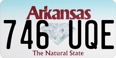 AR license plate 746UQE