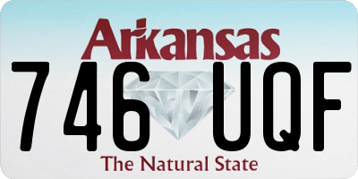 AR license plate 746UQF