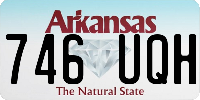 AR license plate 746UQH