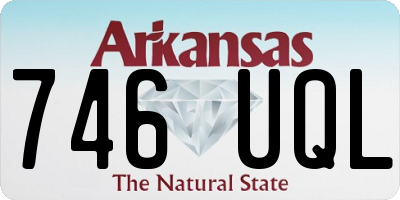 AR license plate 746UQL