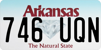 AR license plate 746UQN