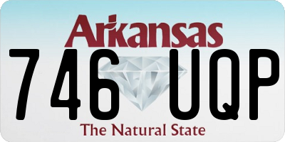 AR license plate 746UQP