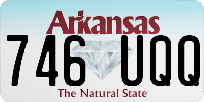 AR license plate 746UQQ