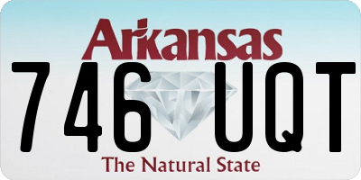 AR license plate 746UQT