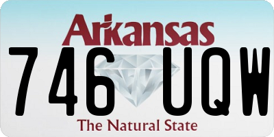 AR license plate 746UQW