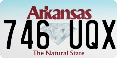 AR license plate 746UQX