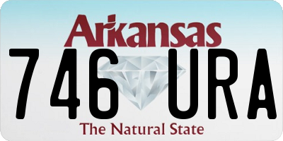 AR license plate 746URA