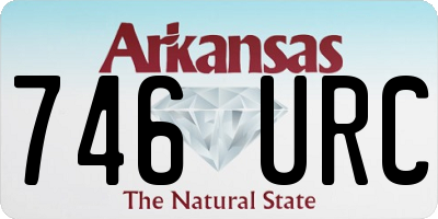 AR license plate 746URC