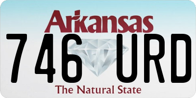 AR license plate 746URD