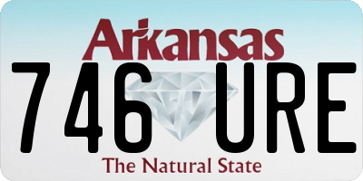 AR license plate 746URE