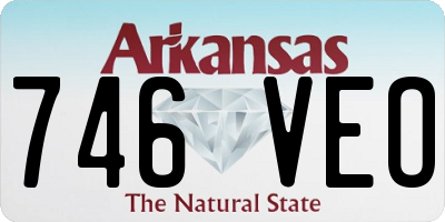 AR license plate 746VEO