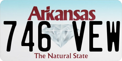 AR license plate 746VEW