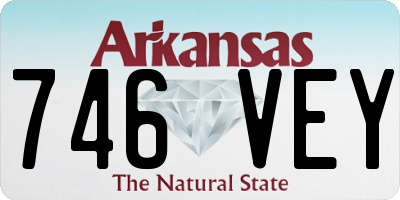 AR license plate 746VEY