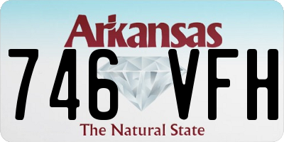 AR license plate 746VFH