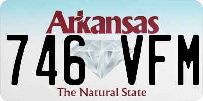 AR license plate 746VFM