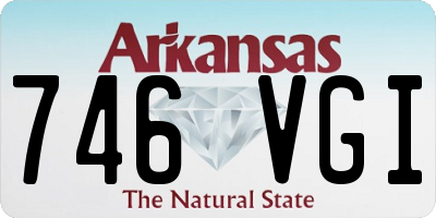 AR license plate 746VGI