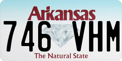 AR license plate 746VHM