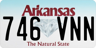 AR license plate 746VNN