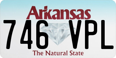 AR license plate 746VPL