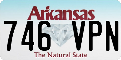 AR license plate 746VPN