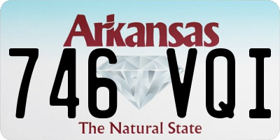 AR license plate 746VQI