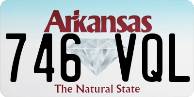 AR license plate 746VQL