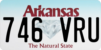 AR license plate 746VRU