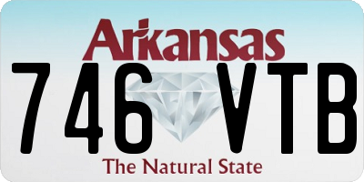 AR license plate 746VTB