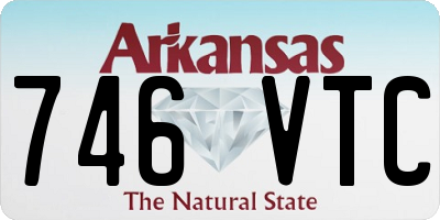 AR license plate 746VTC