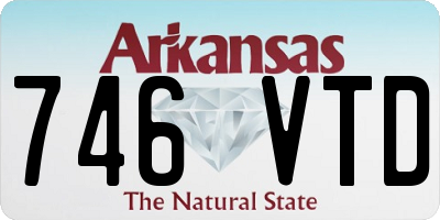AR license plate 746VTD