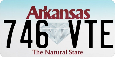 AR license plate 746VTE