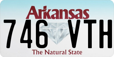 AR license plate 746VTH