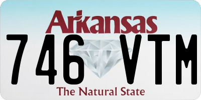 AR license plate 746VTM