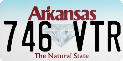 AR license plate 746VTR