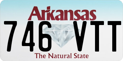 AR license plate 746VTT