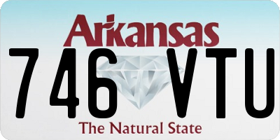 AR license plate 746VTU