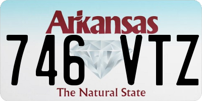 AR license plate 746VTZ