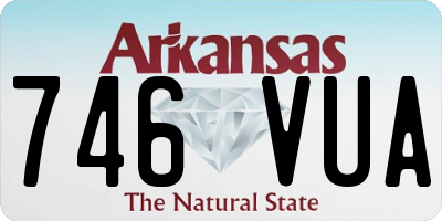 AR license plate 746VUA