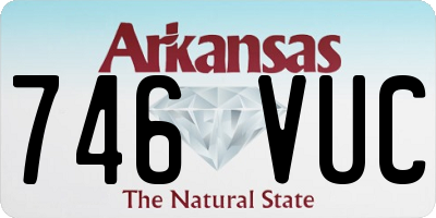 AR license plate 746VUC