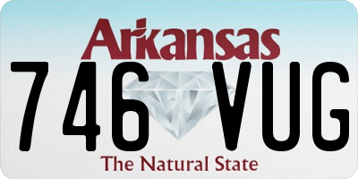 AR license plate 746VUG