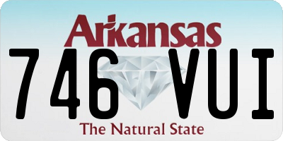 AR license plate 746VUI