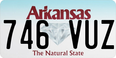 AR license plate 746VUZ