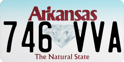 AR license plate 746VVA