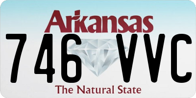 AR license plate 746VVC