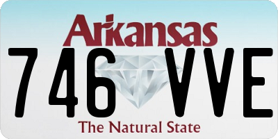 AR license plate 746VVE