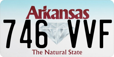 AR license plate 746VVF