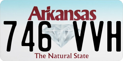 AR license plate 746VVH