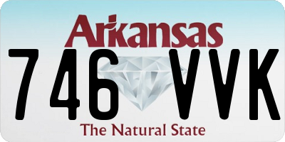 AR license plate 746VVK